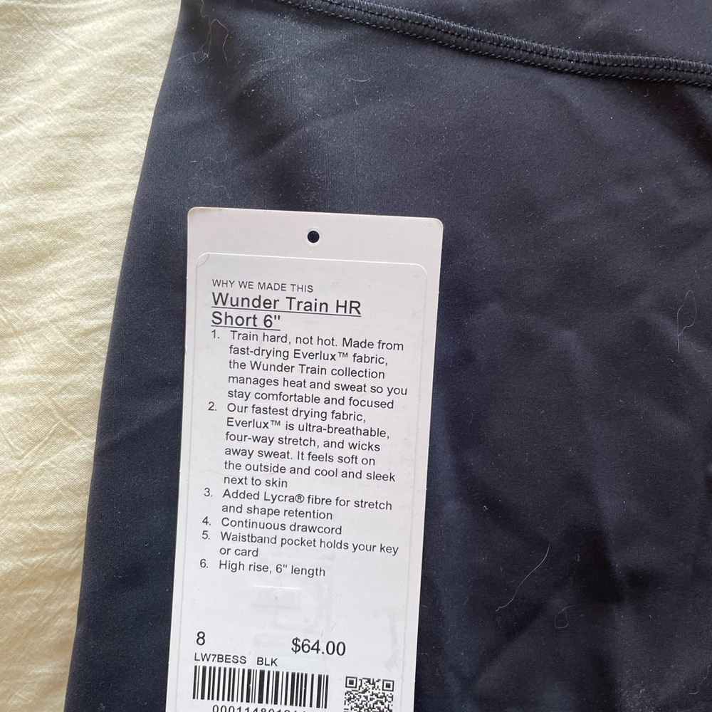 lululemon athletica Women's Dark Navy Athletic Shorts - Picture 3 of 4